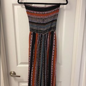 Strapless Mid-Ankle Romper